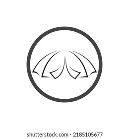 Camping-Logo-Vektorgrafik-Design