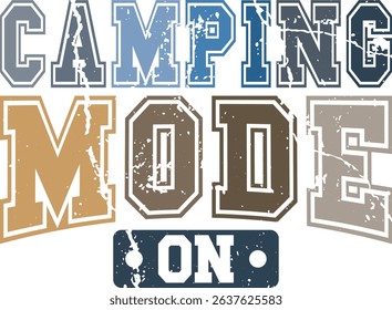Camping Mode On Design and Vector File