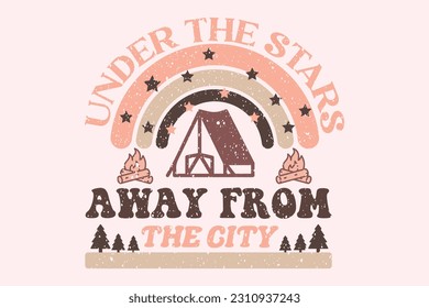 Camping Mountain t-shirt design. Travel T-shirt print, Adventure Mountain. Summer Vacation Print Graphic Element. Camping Sublimation EPS Digital Files for Instant Download