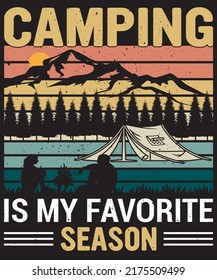 Camping is my favorite season design