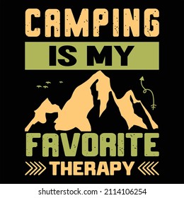 Camping is my favorite therapy