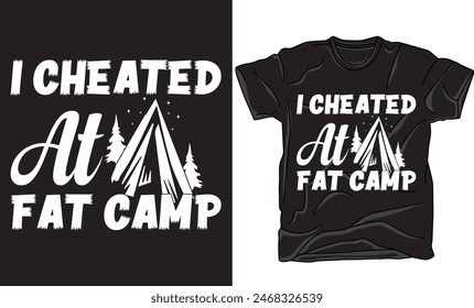 Camping Nature Graphic Illustration Vector Art T-shirt Design.camping t-shirt graphic design.Camping vector design artwork for apparel, sticker, poster, background and others. 