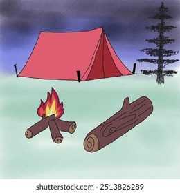 Camping in Nature For Holidays