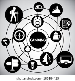 camping network, info graphic