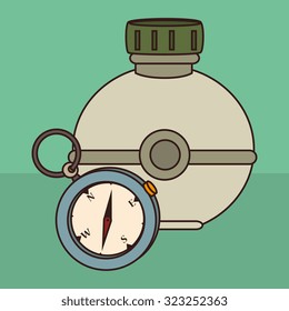 camping outdoor design, vector illustration eps10 graphic 