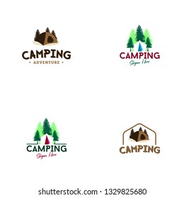 Camping and Outdoor Logo Design Concept