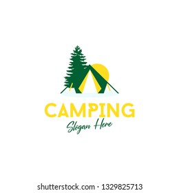 Camping and Outdoor Logo Design Concept