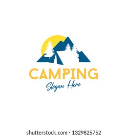 Camping and Outdoor Logo Design Concept