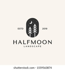 camping / outdoor logo inspiration.flat design.vector illustration concept