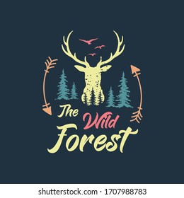 camping and outdoor logo template