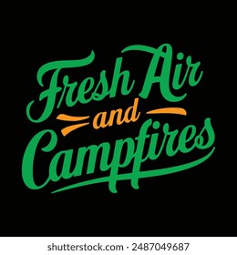 camping. Outdoor T-shirt design vector file