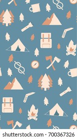 Camping Pattern