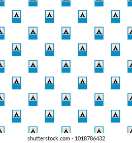 Camping pattern seamless in flat style for any design