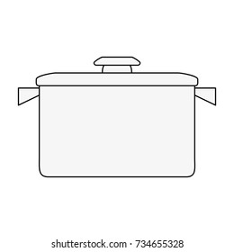 camping pot icon image