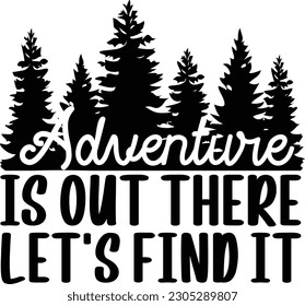 Camping Quotes Vector Design Vol-1