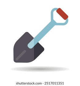 Camping shovel for expedition icon vector. Graph symbol for travel and tourism web site and apps design, logo, app, UI