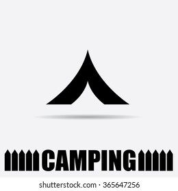 Camping sign
