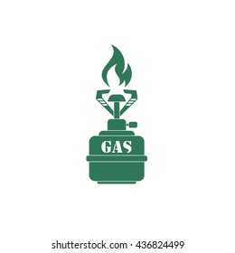 Camping stool icon. Vector illustration