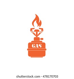 Camping stool icon. Vector illustration