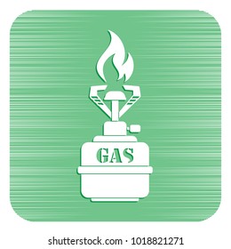 Camping stove icon vector. Vector illustration.

