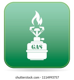 Camping stove icon vector. Vector illustration.

