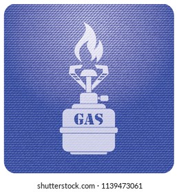 Camping stove icon vector. Vector illustration.


