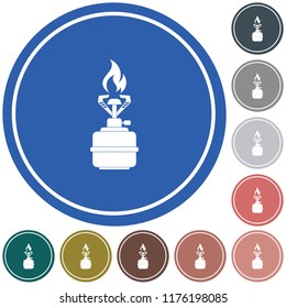 Camping stove icon vector. Vector illustration.


