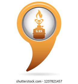 Camping stove icon vector. Vector illustration.