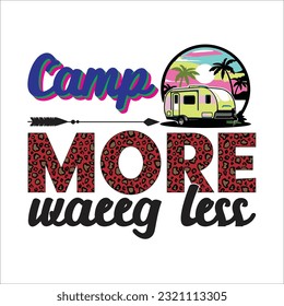 Camping Sublimation Design,  t-shirt design