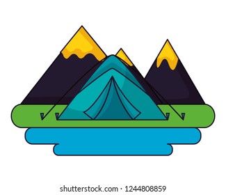 camping summer concept