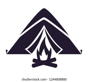 camping summer concept