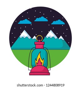 camping summer concept