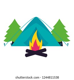 camping summer concept