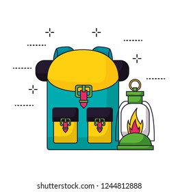 camping summer concept