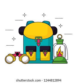 camping summer concept