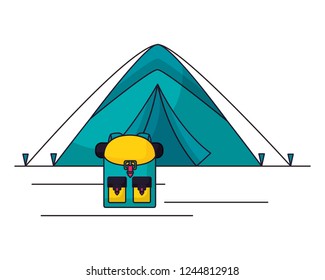 camping summer concept