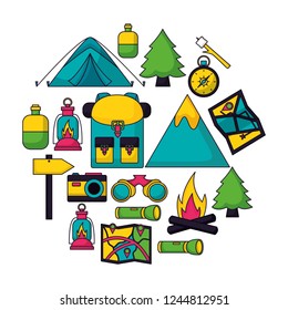 camping summer concept