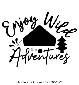 camping svg design vector file 