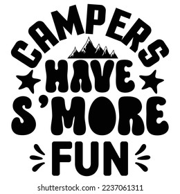 camping svg design vector file 