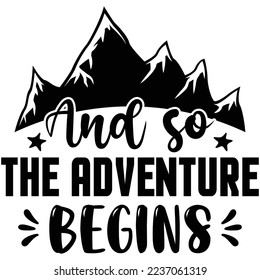 camping svg design vector file 