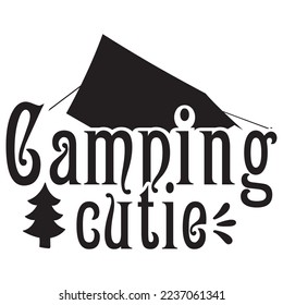 camping svg design vector file 