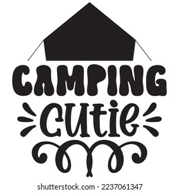 camping svg design vector file 