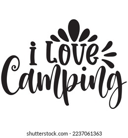 camping svg design vector file 