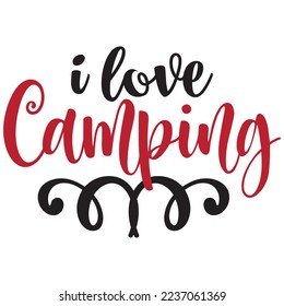 camping svg design vector file 