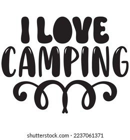 camping svg design vector file 