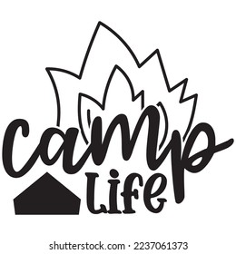 archivo vectorial de diseño de camping svg 