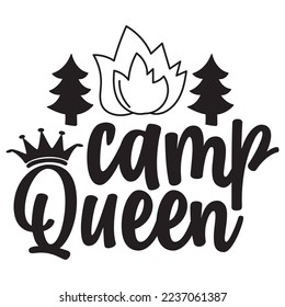 camping svg design vector file 