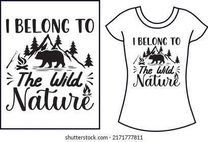 Camping SVG t-shirt design. Camping best-selling funny t shirt design. Campfire shirt for the men.