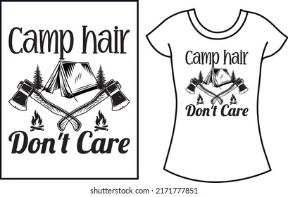 Camping SVG t-shirt design. Camping best-selling funny t shirt design. Campfire shirt for the men.