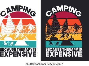 Camping T Shirt Design Bundle
T-shirt Design For Camping Lover
